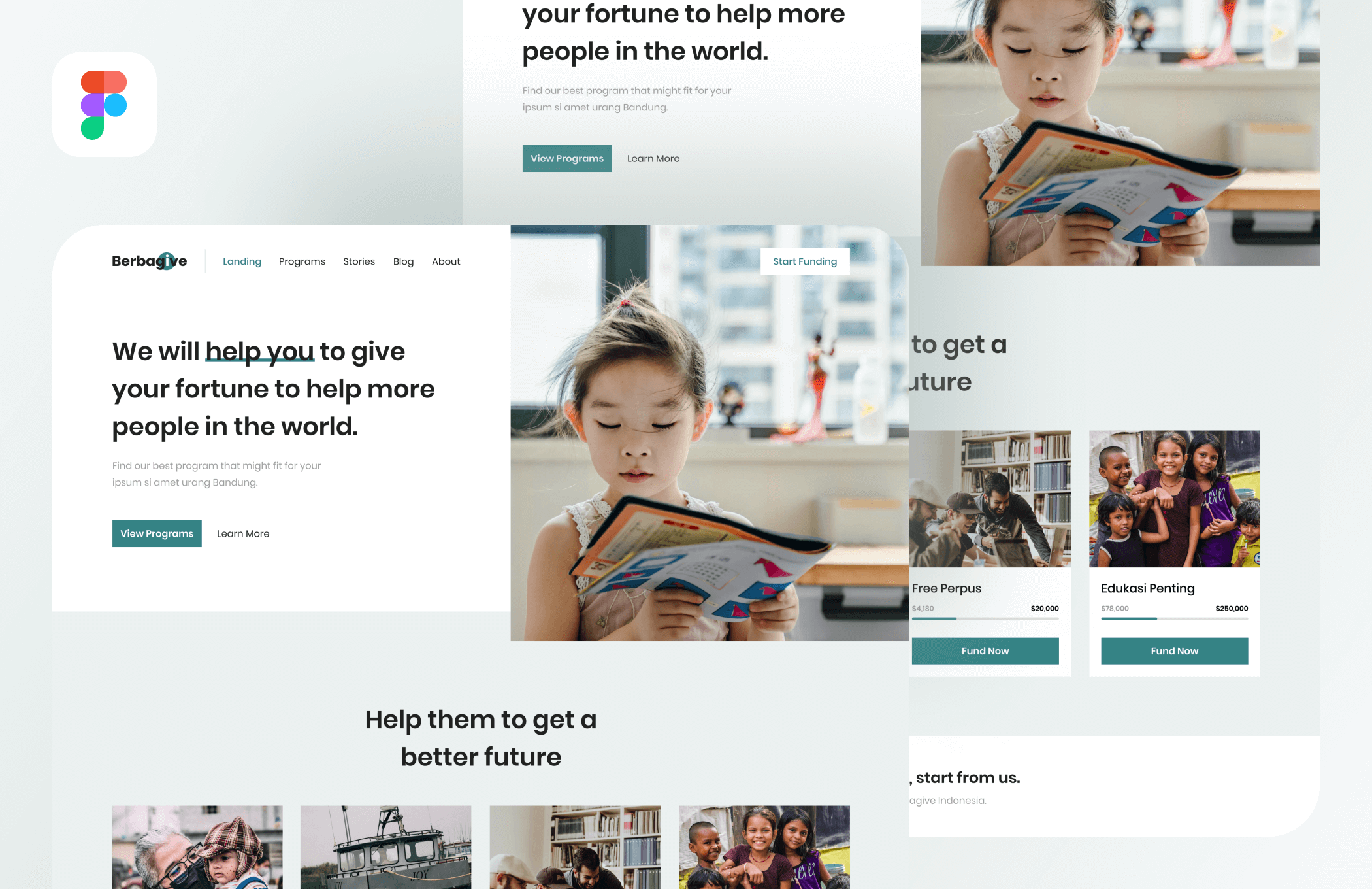 Kelas Workshop Figma: Design Charity Landing Page di BuildWithAngga